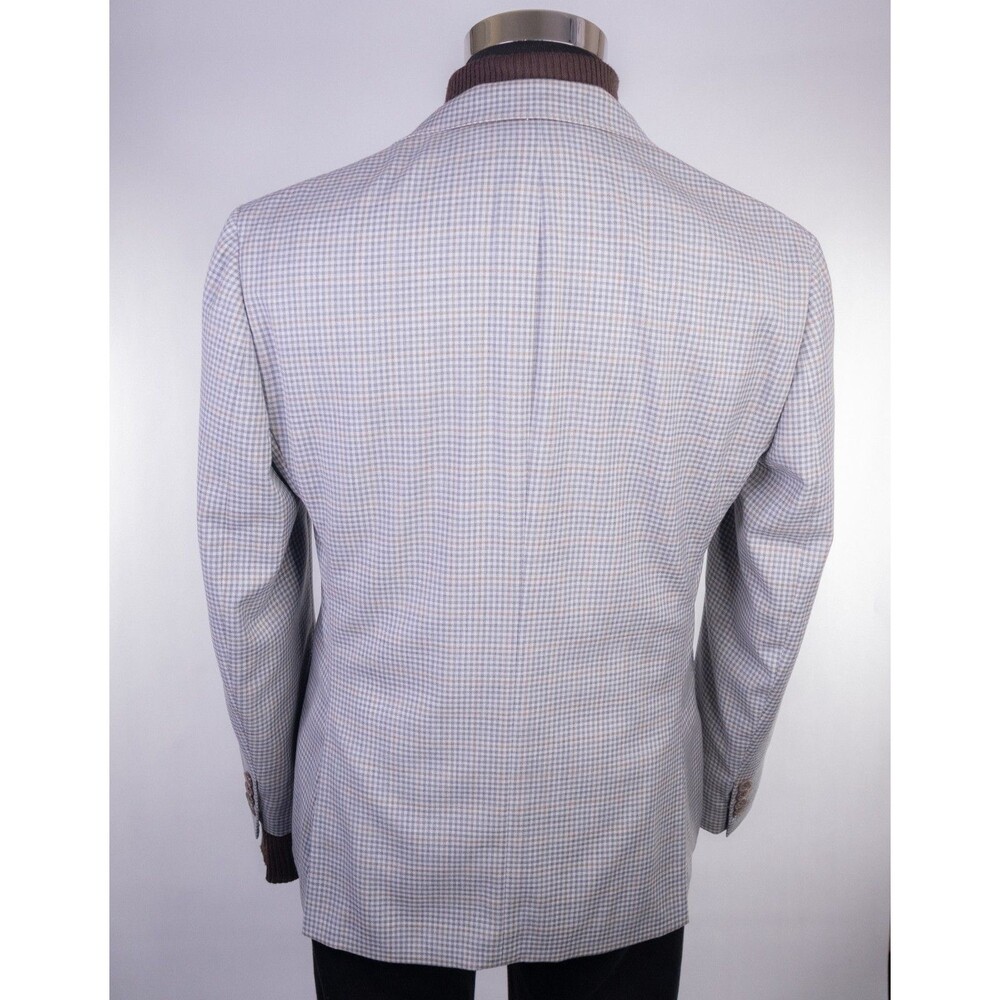 Bonobos Blazer Size 38S Plaid Standar Fit Sport Coat Jacket Blazer Wool Check - Picture 8 of 13